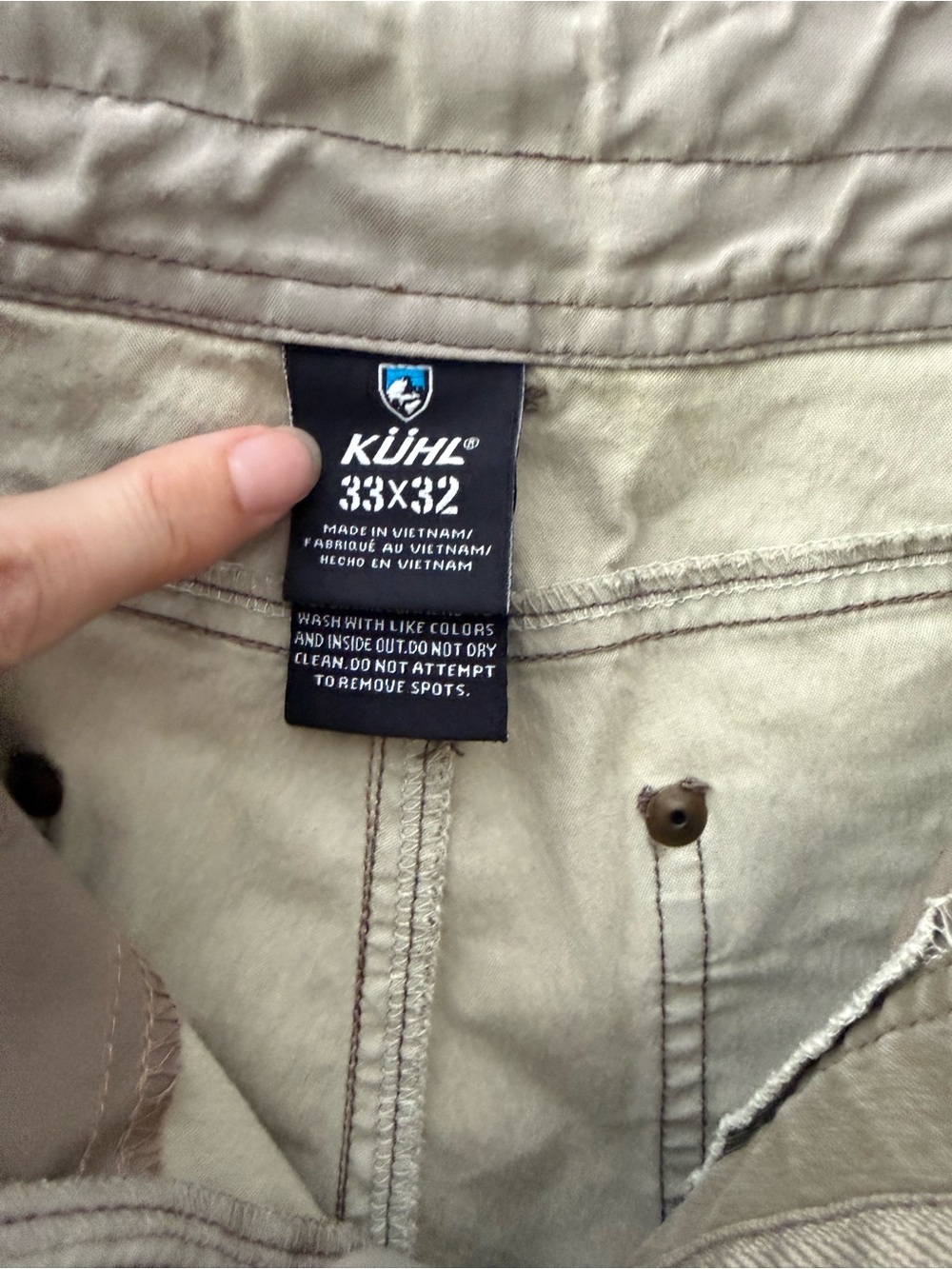 Kuhl Men's Olive Cargo Pants — Military Green - Picture 6 of 8